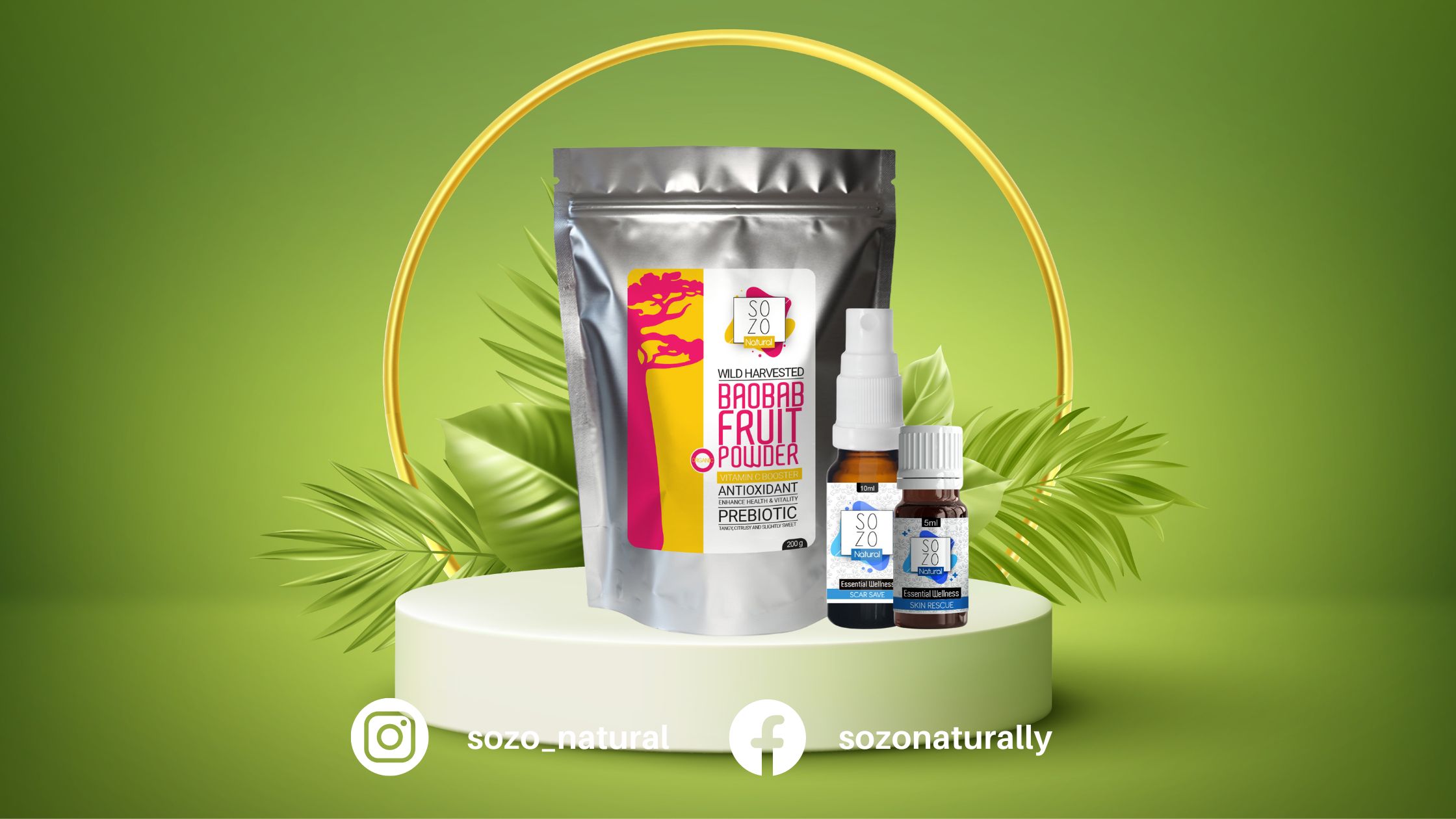 Unveiling the Dynamic Trio for Emergency Skin Care: Scar Save, Baobab Fruit Powder, and Skin Rescue